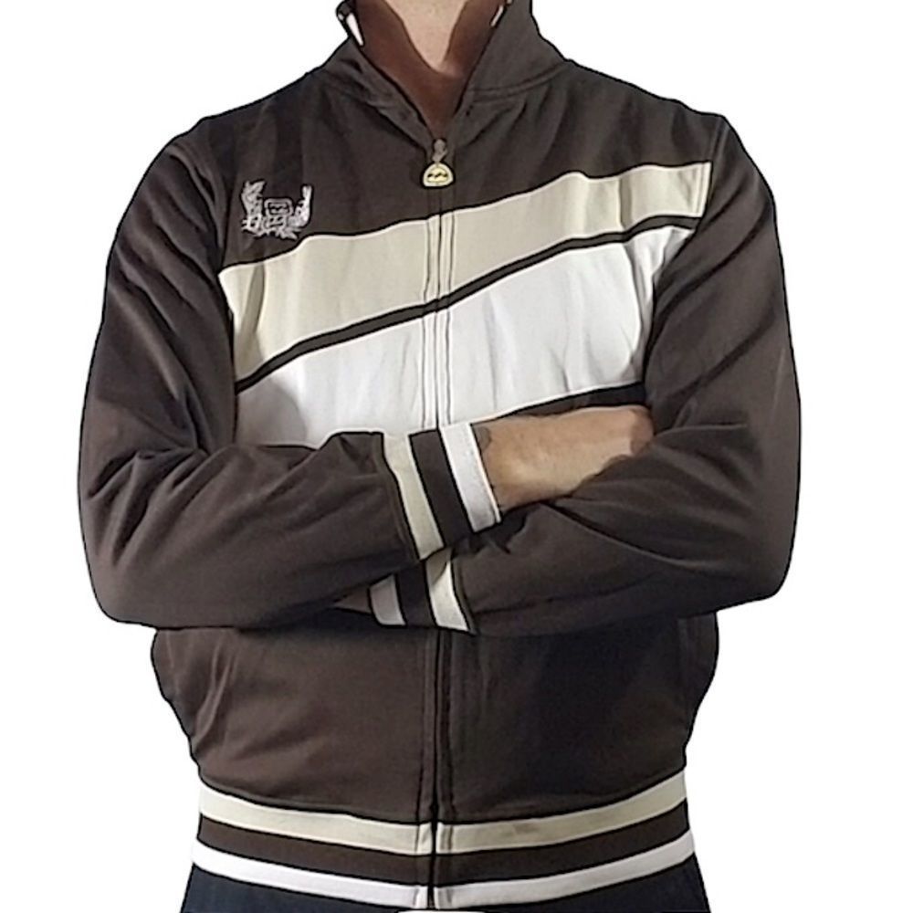 Vintage Billabong Y2K Track Jacket Brown sz L